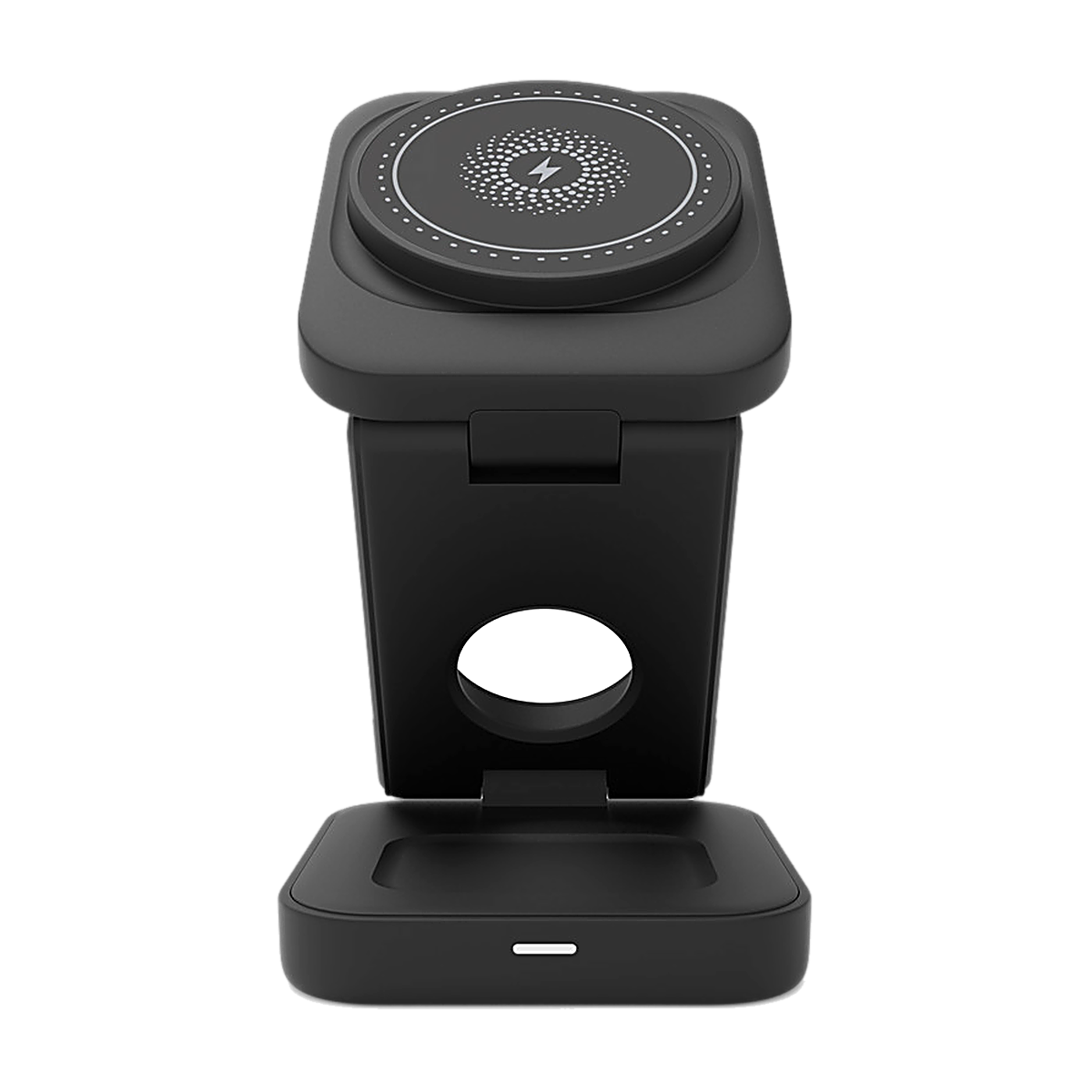 Black – front, open