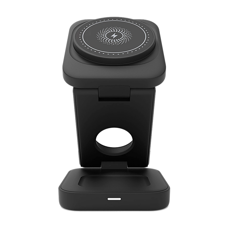 Black – front, open